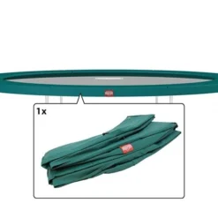 Randkussen BERG Trampoline Favorit Regular Green Div Afm In Afmetingen Trampoline (cm.) 330