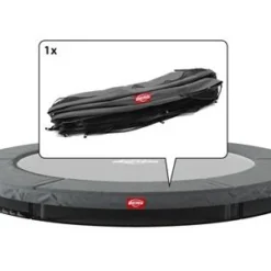 Randkussen BERG Trampoline Favorit Inground Grijs – Div Afm
