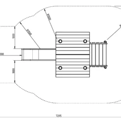 Robinia Toren Platformhoogte 125 Cm -Aanbiedingen Buiten Plezier Winkel robinia speeltoren met rvs glijbaan 100 125 openbaar.jpg 3