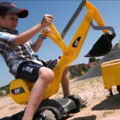 Minigraver RollyDigger CAT Op 4 Wielen -Aanbiedingen Buiten Plezier Winkel rolly digger cat rollytoys 421015 1 1