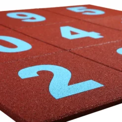 Hink-Stap-Sprong Tegel -Aanbiedingen Buiten Plezier Winkel rubber cijfertegel 1 1