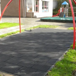 Safe & Soft Rubber Speelplaatstegels 100 X 100 Cm. -Aanbiedingen Buiten Plezier Winkel safe soft rubber speelplatstegel 2