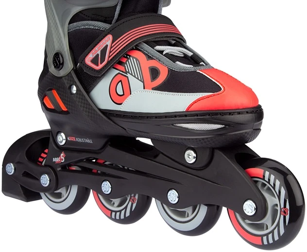 Verstelbare Inline Skates / Schaatsen Nijdam Red Raider Combo Mt. 37-40 4 Verstelbare Inline Skates / Schaatsen Nijdam Red Raider Combo Mt. 37-40 - Afbeelding 2