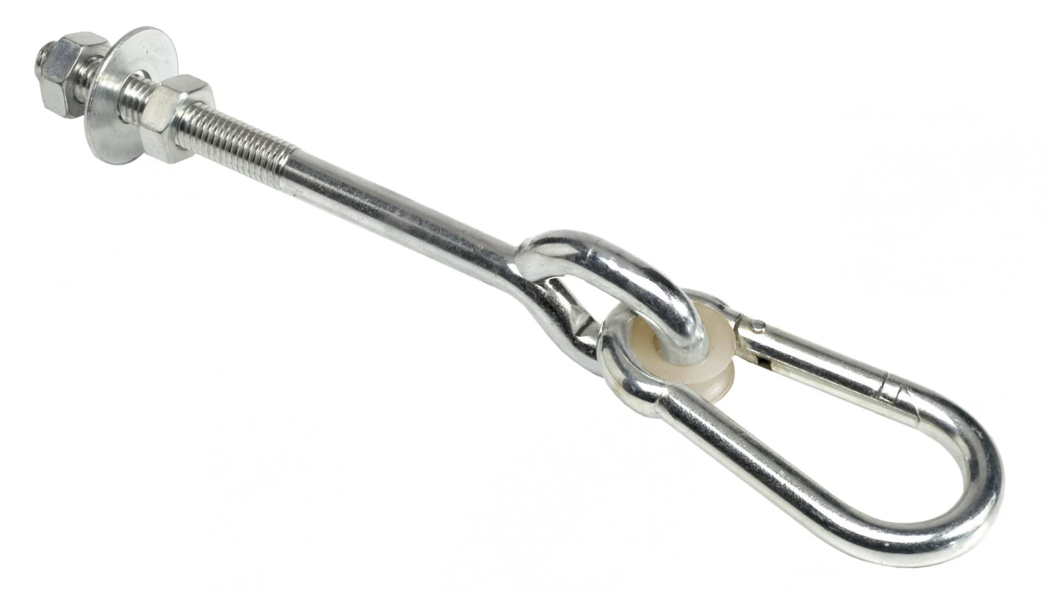 Schommelhaak Karabijn – Dwarsdoor Karabijnhaak M10 X 140 4 Schommelhaak Karabijn – Dwarsdoor Karabijnhaak M10 X 140 - Afbeelding 2