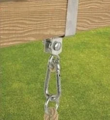 Schommelhaak Vierkant 90×90 Met Carabijnhaak -Aanbiedingen Buiten Plezier Winkel schommelhaak 90 x 90 vierkant met carabijn. 1