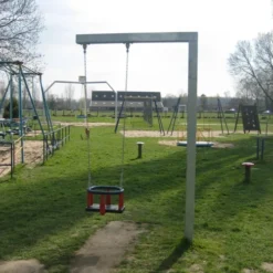 Schommelpaal Robuust Gegalvaniseerd Staal 128cm Breed -Aanbiedingen Buiten Plezier Winkel schommelpaal staal robuust 1 1