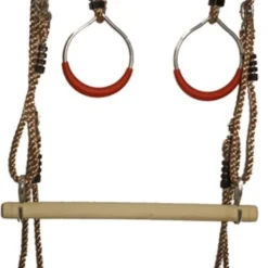 Schommelzitje Met Trapeze En Ringen PP-touwenset -Aanbiedingen Buiten Plezier Winkel schommelzit ringen trapeze hrmic uit 83 1 1