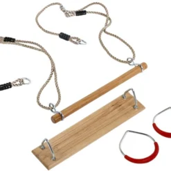 Schommelzitje Met Trapeze En Ringen PP-touwenset