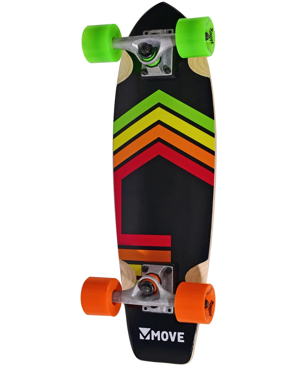 Skateboard Move Cruiser Neon 23 Inch Retro 5 Skateboard Move Cruiser Neon 23 Inch Retro - Afbeelding 3