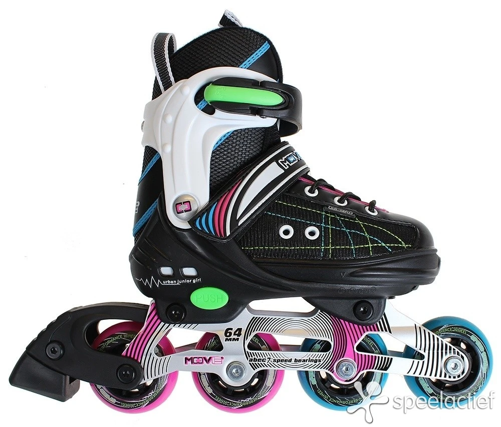 Verstelbare Inline Skate Move Junior Urban Girl 4 Verstelbare Inline Skate Move Junior Urban Girl - Afbeelding 2