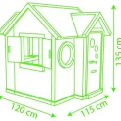 Smoby My Neo Playhouse Speelhuis -Aanbiedingen Buiten Plezier Winkel smoby 800404 my neo playhouse 1 1
