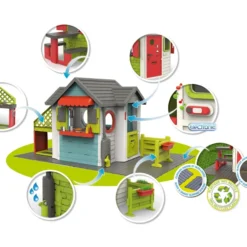 Smoby Chef House Kunststof Speelhuis -Aanbiedingen Buiten Plezier Winkel smoby 810403 chef house 4