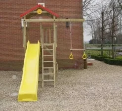 Speelburcht-Aanbouw Schommelbalk