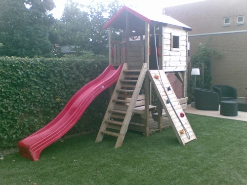 Houten Speeltoren Cathy Speelhuis 6 Houten Speeltoren Cathy Speelhuis - Afbeelding 4