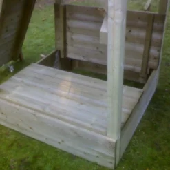 Speelburcht Houten Speelhuis Zonneschijn -Aanbiedingen Buiten Plezier Winkel speelburcht zandbak en deksel