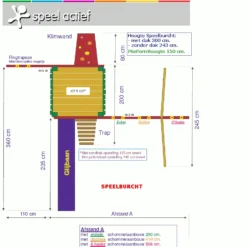 Speelburcht Houten Speelhuis Zonneschijn -Aanbiedingen Buiten Plezier Winkel speelburcht plattegrond nieuw