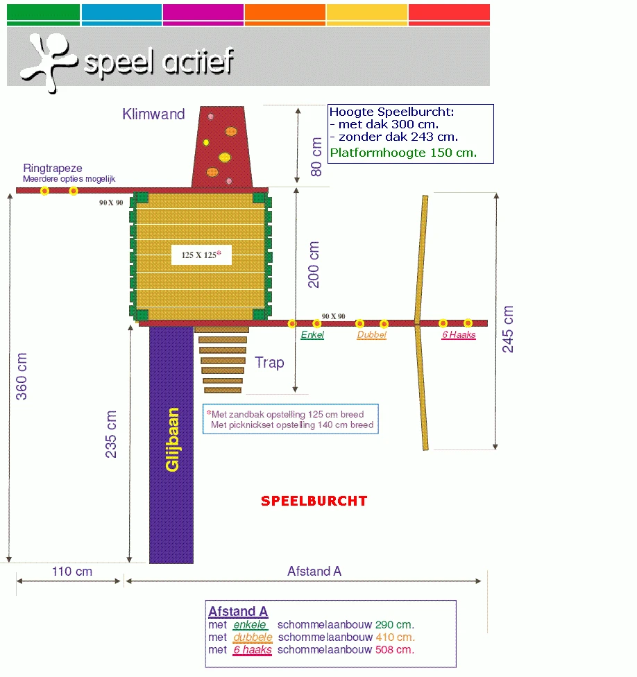 Schommelaanbouw Compact Trio 5 Schommelaanbouw Compact Trio - Afbeelding 3