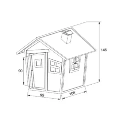 Axi Alice Houten Speelhuisje -Aanbiedingen Buiten Plezier Winkel speelhuis axi alice 1 1