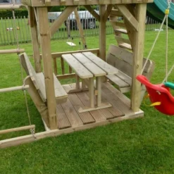 Speelkasteel Houten Tafeltje Speeltoestel -Aanbiedingen Buiten Plezier Winkel speelkasteel bankje 2