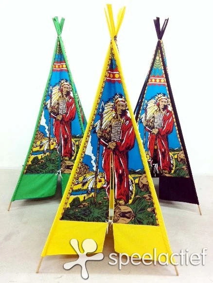 Speeltent Wigwam – Indianentent – 210 Cm. – 4 Baans 4 Speeltent Wigwam – Indianentent – 210 Cm. – 4 Baans - Afbeelding 2
