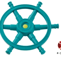Stuurwiel Boot "Ster" Piratenstuur Div Kleuren In Kleur Turquoise