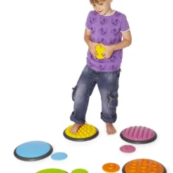 Gonge 2117 Tactile Discs I Tastset 5-delig Therapie Speelgoed -Aanbiedingen Buiten Plezier Winkel tactile discs gonge 2117 4