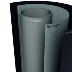 BERG Trampoline Regular Champion 430 Grey Levels + Safety Net Deluxe 16 BERG Trampoline Regular Champion 430 Grey Levels + Safety Net Deluxe -Aanbiedingen Buiten Plezier Winkel trampoline berg champion detail roestbehandeling frame 2 2 1 scaled 1