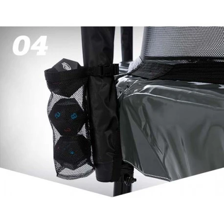 BERG Trampoline Regular Champion 430 Grey Levels + Safety Net Deluxe 11 BERG Trampoline Regular Champion 430 Grey Levels + Safety Net Deluxe - Afbeelding 9