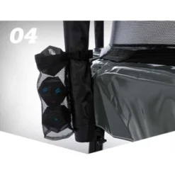 BERG Trampoline Inground Elite 430 Grey Levels + Safety Net Deluxe -Aanbiedingen Buiten Plezier Winkel trampoline berg champion levels grijs 430 safety net comfort 8715839067330 4 4