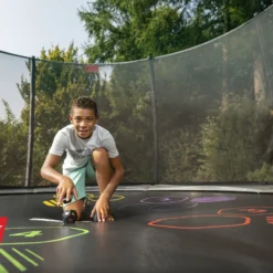 BERG Trampoline Regular Elite 430 Grey Levels + Safety Net Deluxe -Aanbiedingen Buiten Plezier Winkel trampoline berg champion levels grijs 430 safety net comfort 8715839067330 5 3