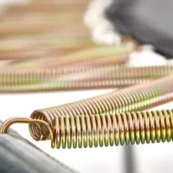 BERG Trampoline Regular Champion 380 Grey + Safety Net Deluxe -Aanbiedingen Buiten Plezier Winkel trampoline berg detail champion twinspring veren 1 2 1