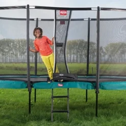 BERG Trampoline Regular Grand Champion 520 Green + Safety Net Deluxe -Aanbiedingen Buiten Plezier Winkel trampoline berg grand champion safety net deluxe 1