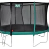 ETAN Premium Gold 430 Cm. Groen + Safety Net Deluxe + Ladder -Aanbiedingen Buiten Plezier Winkel trampoline etan premium combi deluxe 5