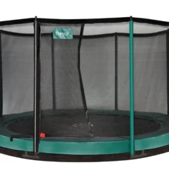 Inground ETAN Premium Gold 430 Cm. Groen + Safety Net -Aanbiedingen Buiten Plezier Winkel trampoline inground etan premium gold 1 4 1