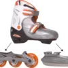 Verstelbare Inline Skates / Schaatsen Hardboot Combo Orange 2169 Maat 34-37 -Aanbiedingen Buiten Plezier Winkel verstelbare inline skate schaats hardboot boy