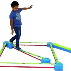 Slackline Line Set Van 2 Corners + 1 Slackline -Aanbiedingen Buiten Plezier Winkel vloer slackline vierkant 2