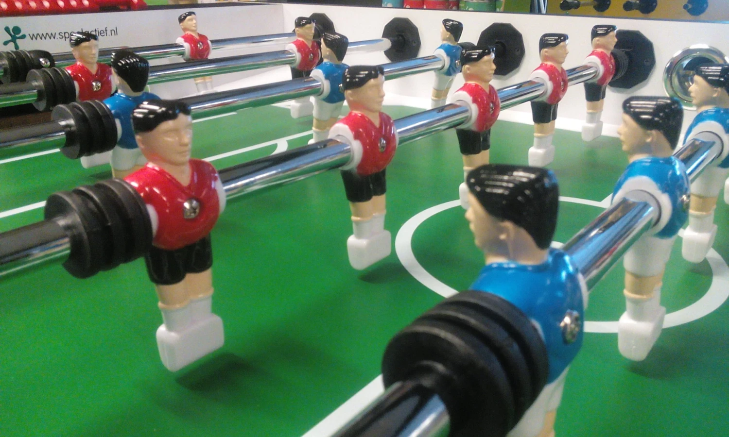 Active-Indoor Champion Voetbaltafel Black-Matt 5 Active-Indoor Champion Voetbaltafel Black-Matt - Afbeelding 3