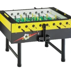 Longoni River-Plate Voetbaltafel Glass-on-Top+telescoopstangen