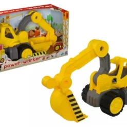 BIG Power Worker Midi Bagger Wiellaadkraaan Graafmachine 11 BIG Power Worker Midi Bagger Wiellaadkraaan Graafmachine -Aanbiedingen Buiten Plezier Winkel zandbakauto big power worker bagger big 56835 1