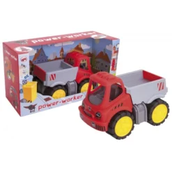 BIG Power Worker Midi Transporter Vrachtauto Zandbakauto -Aanbiedingen Buiten Plezier Winkel zandbakauto big power worker brandweerwagen big 56821 1 1