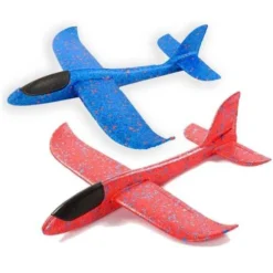 Zweefvliegtuig Werpvliegtuig Polystyreen Glider -Aanbiedingen Buiten Plezier Winkel zweefvliegtuig rood blauw polystireen foam glider 2